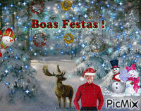 boas festas - Бесплатный анимированный гифка