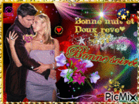 Couple/Love -- Bonne soirée & Douce nuit. - Free animated GIF