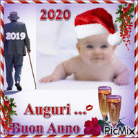 HAPPY NEW YEAR 2020 Gif Animado