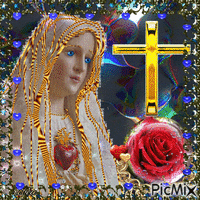 Vierge Marie  Priez pour nous animovaný GIF