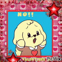 no on valentines day - Zdarma animovaný GIF