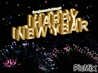 happy new year gif - Darmowy animowany GIF