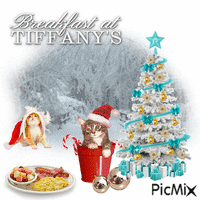 Breakfast At Tiffanys In NYC анимиран GIF
