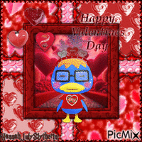 {♥}Happy Valentines Day with Derwin{♥} - GIF animé gratuit