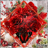 rose rouge κινούμενο GIF