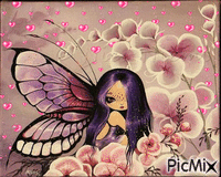 butterfly fairy - Gratis animerad GIF