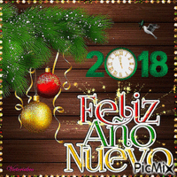 Feliz Año Nuevo animovaný GIF