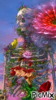 Mundo floral animasyonlu GIF