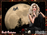 Miss Vampiro - Free animated GIF
