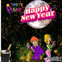 Happy new years - GIF animé gratuit