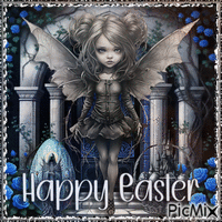 Greeting gothic easter animowany gif