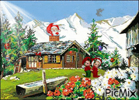 chalet - Free animated GIF