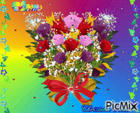 bouquet - GIF animate gratis