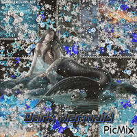 Dark Mermaid - GIF เคลื่อนไหวฟรี