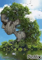 Mujer de piedra - Безплатен анимиран GIF