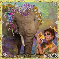 Elephant Beauty animirani GIF