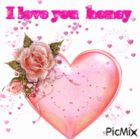 I love you honey - Bezmaksas animēts GIF