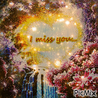 I miss you... アニメーションGIF