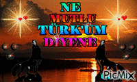 NE MUTLU TÜRK'ÜM DİYENE - Бесплатный анимированный гифка