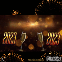 Happy New Year 2023 - Zdarma animovaný GIF