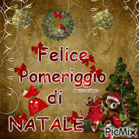 Felice Pomeriggio di NATALE - Ücretsiz animasyonlu GIF