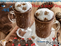 Winter Hot Chocolate - Δωρεάν κινούμενο GIF