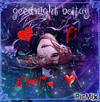 halloween riddle says goodnight - GIF animado grátis