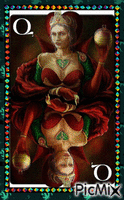 La femme dans le Tarot - Besplatni animirani GIF