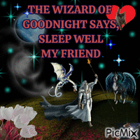 goodnight wizard <3 GIF animado
