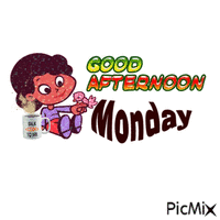 Good Monday afternoon 动画 GIF