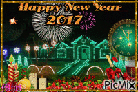 NEW YEAR 2017 - Zdarma animovaný GIF