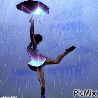 sous la pluie Animated GIF