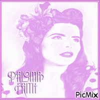 Paloma Faith - pink tones - Besplatni animirani GIF