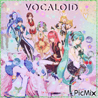 Vocaloid ❤️ elizamio - GIF animé gratuit