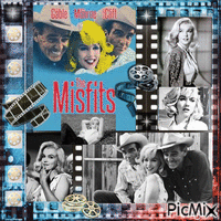 Marilyn Monroe,  Clark Gable, Montgomery Clift