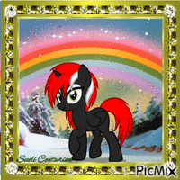 Personagem de My Little Pony - Бесплатный анимированный гифка