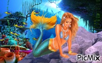 Mermaid animasyonlu GIF