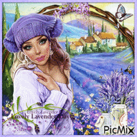 Lovely Lavender Day geanimeerde GIF