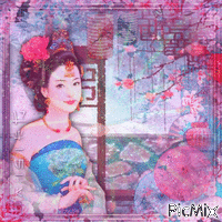 geisha - GIF animé gratuit