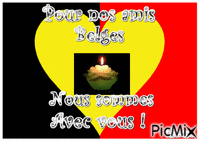 pour nos amis Belges - GIF animate gratis