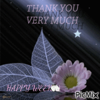 HAPPY WEEK - Бесплатный анимированный гифка