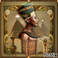 la reine de l'égypte antique - Безплатен анимиран GIF