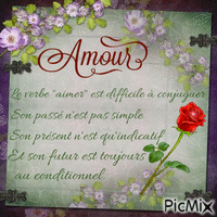 Citation d'amour. - Free animated GIF