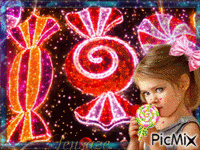 Candy Girl - Gratis geanimeerde GIF