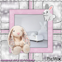 ♥Cute Plush Bunny♥ GIF animado