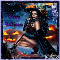 Halloween Mistress - Бесплатни анимирани ГИФ