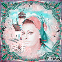 Sophia Loren, Actrice Italienne animeret GIF