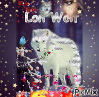 Lon Wolf - GIF animasi gratis