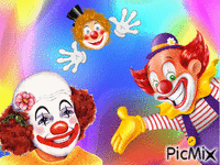 clowns - GIF เคลื่อนไหวฟรี