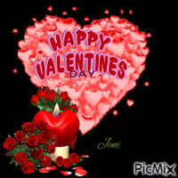 Happy valentines day Gif Animado